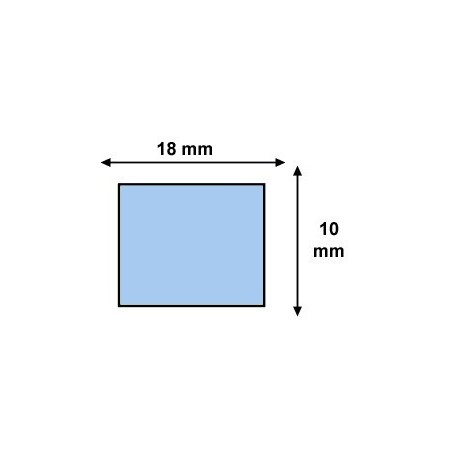 Étiquettes 18x10mm Couleurs pour Étiqueteuse Sato PB-1