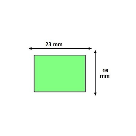 Étiquettes 18x16mm Couleurs pour Étiqueteuse Sato PB DUO 16