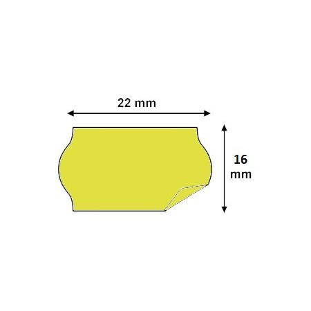 Étiquettes 22x16mm Couleurs pour Étiqueteuse Judo 22