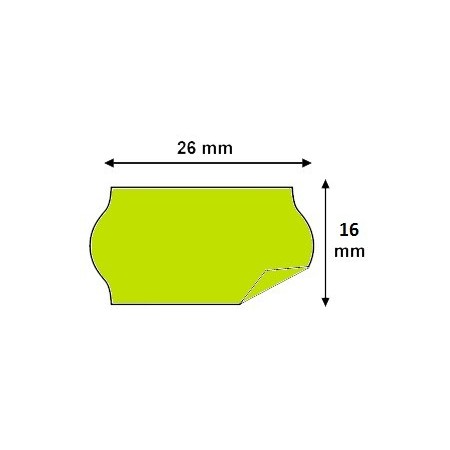 Étiquettes 26x16mm Couleurs pour Étiqueteuse Judo 26