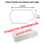 Open 22x12mm P8 Etiqueteuse 8 chiffres Meto PRINTEX 1 ligne TOVEL 2612