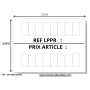 tiquettes 1136 "REF LPPR - PRIX ARTICLE" Etiqueteuse PHARMACIE 20x16mm